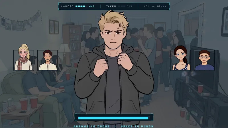 A fight minigame